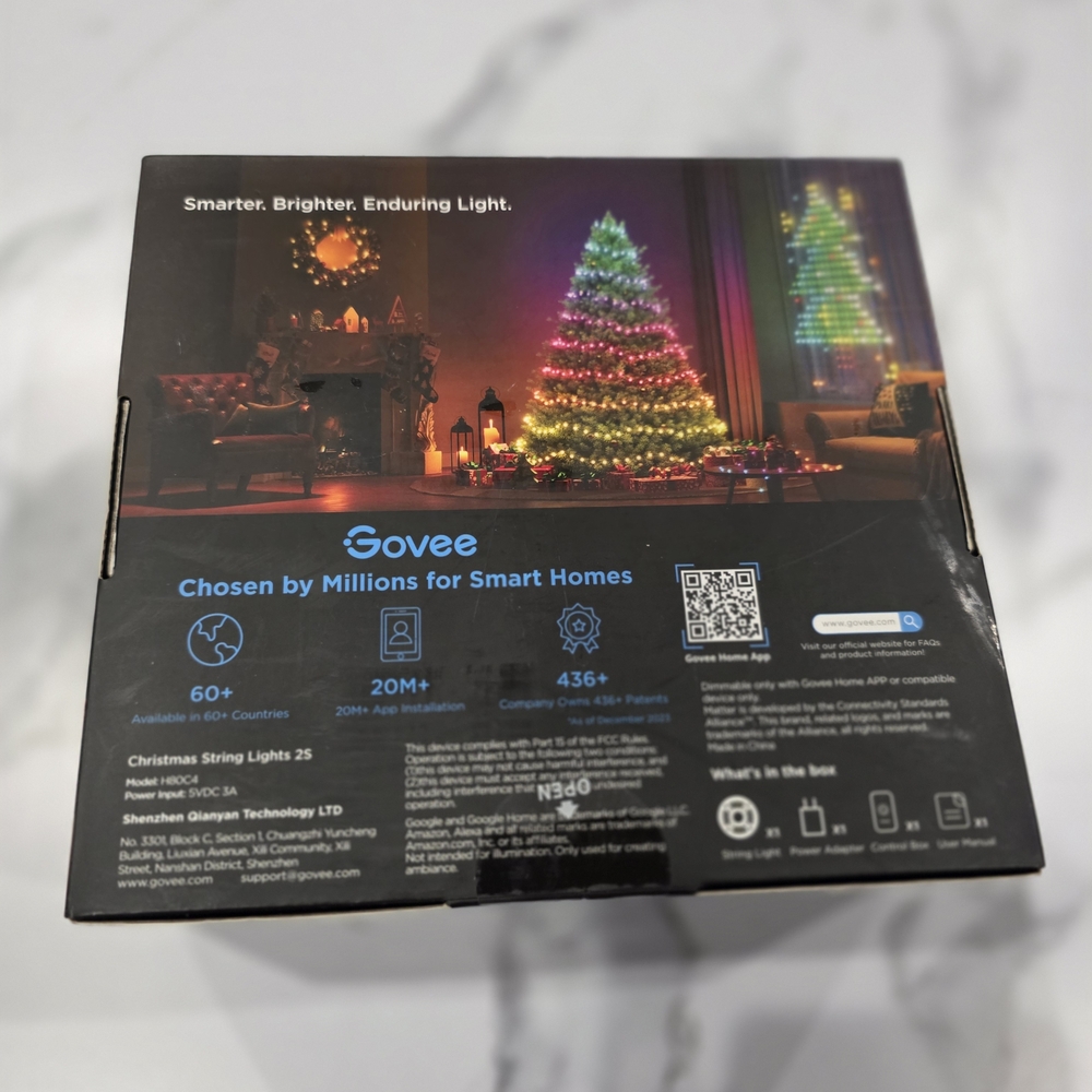 Govee Green Christmas String Lights 2S - Picture 3 of 7